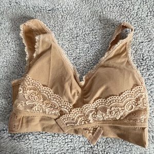 Cross wrap adjustable push up bra